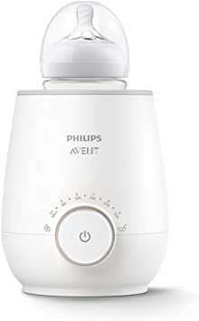 Philips Avent Fast Bottle Warmer with Smart Temperature Control: Warms Evenly, No Hotspots – SCF358/00