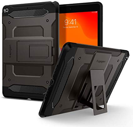 Spigen Tough Armor TECH Designed for iPad 10.2 Case (2019) - Gunmetal