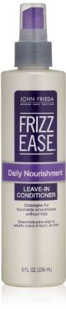 John Frieda Frizz Ease Daily Nourishment Leave-In Conditioning Spray by John Frieda for Unisex Hair Spray, 8 Ounce (Pack of 2)