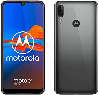 Motorola Moto E6  Plus Dual-SIM XT2025 32GB (GSM Only | No CDMA) Factory Unlocked Android 4G/LTE Smartphone (Polished Graphite) - International Version