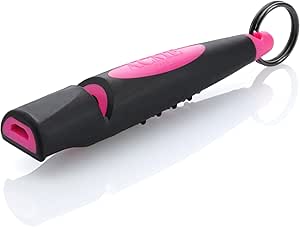 ACME Dog Whistle No. 210.5 (Update 2023) | Alpha | Improved Version | Ideal for Recall | Long Range | New Handle | Frequency Standardised (Black/DG Pink)