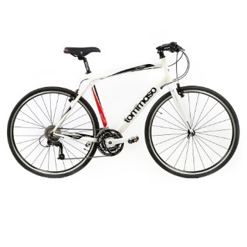 Tommaso La Forma Lightweight Aluminum Fitness  Hybrid Bike Shimano Equipped Commuter Bicycle