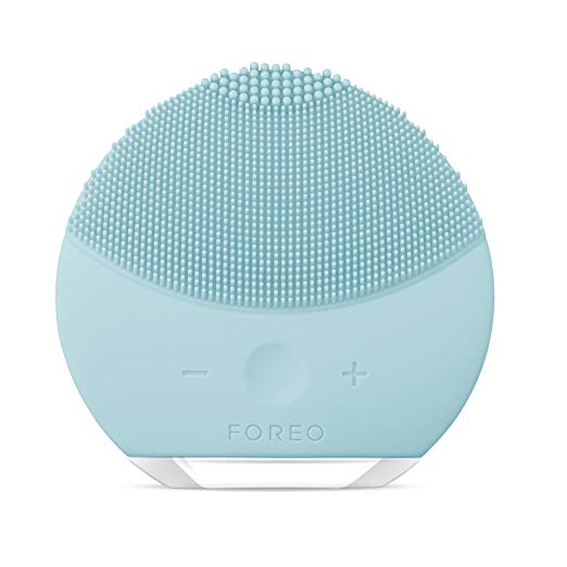 FOREO LUNA mini2 - Facial Cleansing Brush and Portable Skin Care device made with Ultra Hygienic Soft Silicone for Every Skin Type USB Rechargeable