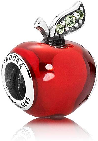 Pandora Sterling Silver Disney's Snow White Red Apple Charm 791572EN73