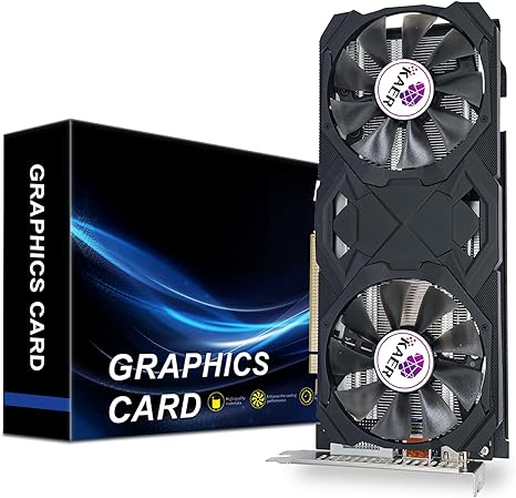 AMD Radeon RX 580 Graphics Card, 8GB, GDDR5, 256 Bit, DirectX 12, PCI Express 3.0, DP/HDMI/DVI-D, Desktop Gaming Video Card, Computer GPU