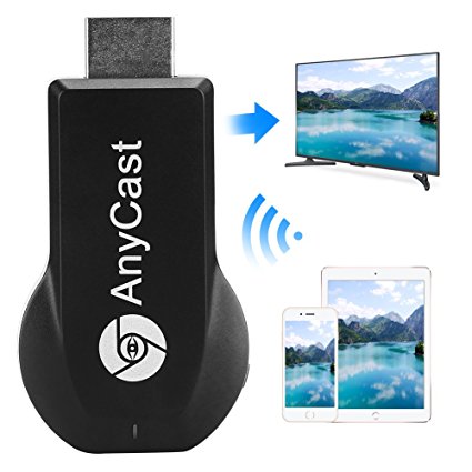Miracast Dongle,1080P Wireless Display HDMI Adapter 2.4G Streaming Media Share Player Mirroring Receiver TV Stick Airplay DLNA for Iphone Ipad Macbook Android Smart Phones Windows Laptop