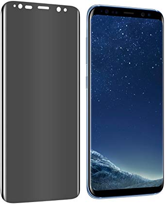 Fire of The Sun Galaxy Note 8 Privacy Tempered Glass Screen Protectors, 9H Hardness (Case Friendly Updated Design) 3D Curved Anti-Spy Screen Protectors,for Samsung Galaxy Note 8 (6.3") Transparent