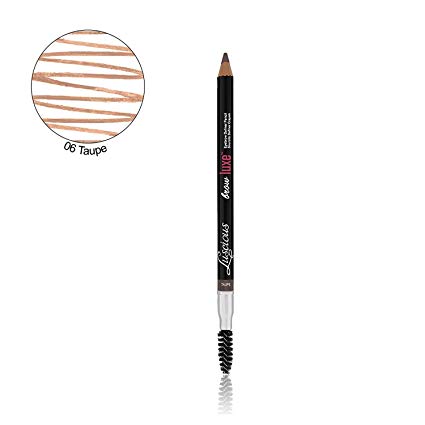 Brow Luxe Definer Pencil by Luscious Cosmetics. Sweat-Proof Eyebrow Pencil. Vegan and Cruelty Free. (Taupe)