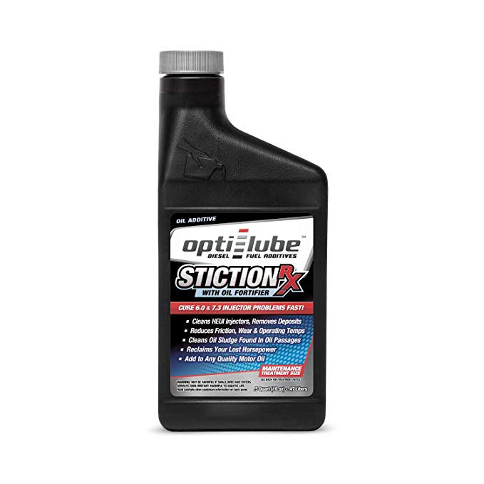 Opti-Lube Stiction Rx Oil Additive for 6.0 and 7.3 Powerstrokes: 1 Pint (16oz)