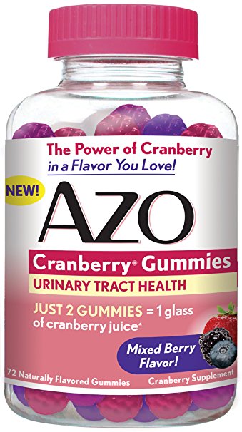 AZO Cranberry Gummies, 72 Count