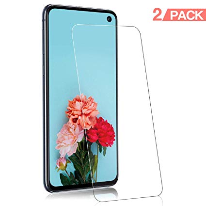 YUDICP Galaxy S10e Screen Protector Glass[2 Pack], Galaxy S10e Tempered Glass [Bubble Free] [9H Hardness][Crystal Clear][Scratch Resist] for Samsung Galaxy S10e