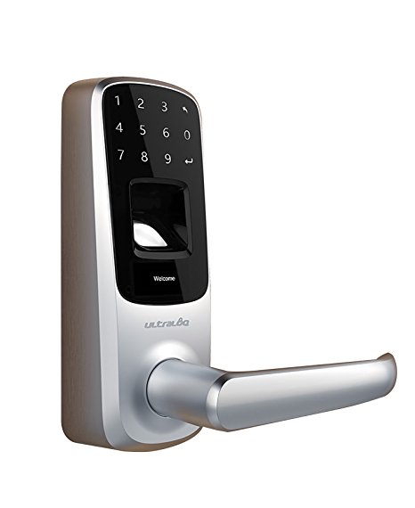 Ultraloq UL3 Fingerprint Touchscreen Keyless Door Lock with Intuitive OLED Display