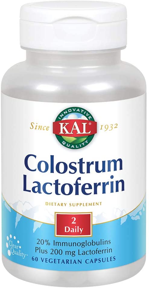 KAL Colostrum Lactoferrin Capsules, 60 Count