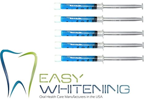 Remineralization Gel - 5 Syringes of Gel. Remineralizing and Reduces Teeth Sensitivity After Teeth Whitening Treatment