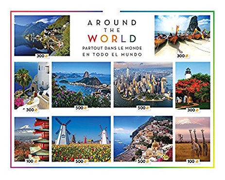 Ceaco 10-in-1 Multi-Pack Around The World Jigsaw Puzzle