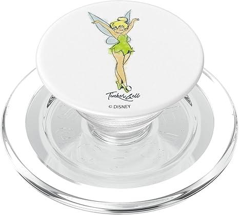 Disney Peter Pan Tinker Bell Watercolor Portrait PopSockets MagSafe PopGrip for iPhone