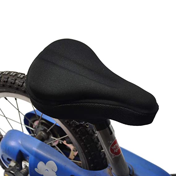 HeiHy Bike Sponge Seat Cushion Bicycle Saddle Seat Comfortable Cycling Seat Cushion Pad Case for Kids