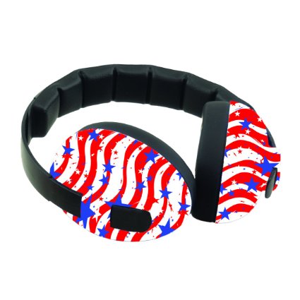 Baby BanZ EarBanz Infant Hearing Protection, Flag Pattern