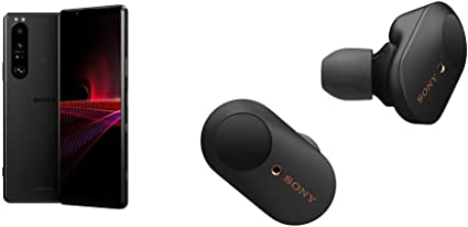 Xperia 1 III - 5G Smartphone with 120Hz 6.5" 21:9 CinemaWide 4K HDR OLED Display with Sony WF-1000XM3 Industry Leading Noise Canceling Truly Wireless Earbuds Headset/Headphones