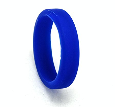 OFG Medium 5mm Width Silicone Unisex Sized Finger Ring wedding band