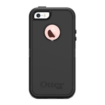 OtterBox Defender Series Case for iPhone 5/5s/SE - Black - Frustration Free Packaging