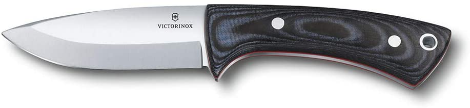 Victorinox 4.2262 Outdoor Master Mic Small with Pouch Full Tang Knife for Optimal Blade Strength in Blue/Black 6.1 inches