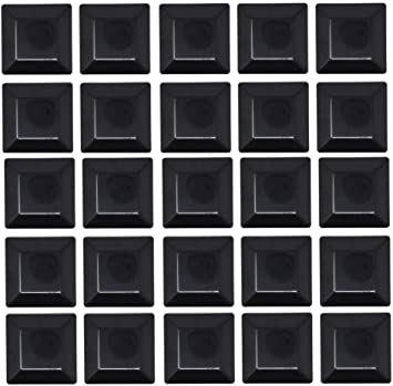 BLACK-6X6 Fence Post Plastic Cap- Pick a Pack (5 5/8 X 5 5/8) Pressure Treated Wholesale/Bulk Pricing (Black 25 Pack)