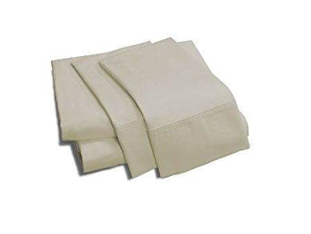 100% Viscose from Bamboo Silky Sheet Set, King, Linen