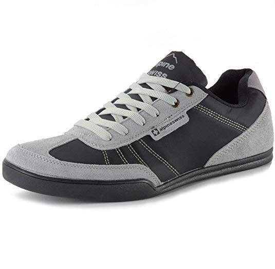 alpine swiss Marco Mens Retro Tennis Shoes Suede Trim Fashion Sneakers