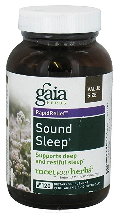 Gaia Herbs, Sound Sleep Herbal formula, 120 Veggie Liq Caps