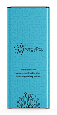 EnergyPal Samsung Galaxy Note 4 Battery- 3220mAh / NFC- compatible N910, N910U 4G LTE, N910V(Verizon), N910T(T-Mobile), N910A(AT&T), N910P(Sprint)