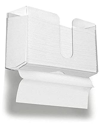 Cq acrylic Paper Towel Holder,Wall Mountable Paper Towel Dispenser for Z-fold C-fold or Multi-fold,Clear Acrylic, Pack of 1