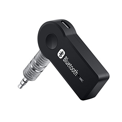 GizmoVine Bluetooth Receiver AUX Wireless Audio Adapter 3.5mm Stereo Audio Output for Car Use