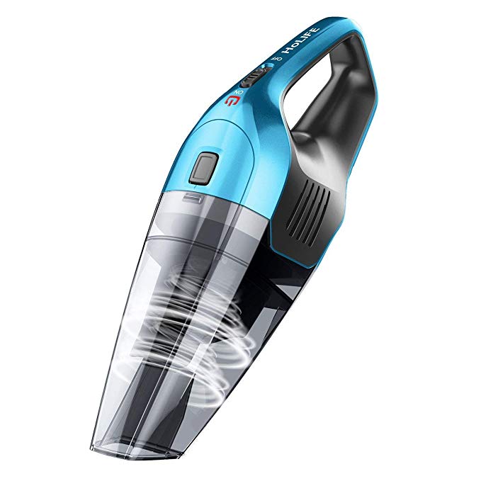 HoLife Handheld Vacuum 6kp Hand Vacuum Cordless Cleaner Cordless Vacuum for Home and Car Cleaning with Cyclone Suction