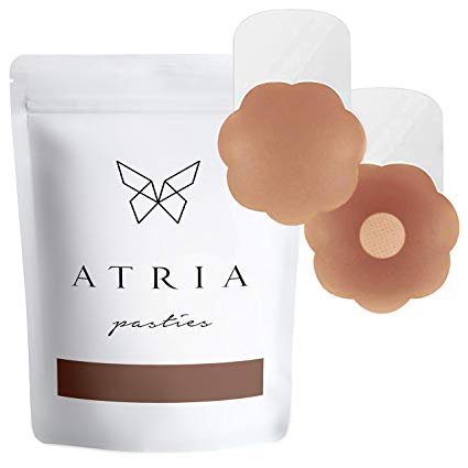 ATRIA Sticky Bra, Adhesive Backless Strapless Bra, Reusable Tape w/Invisible Push-up