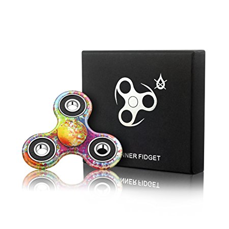 Fidget Spinner for Stress Reducer, LilyBoat High Speed Spinner for ADD, ADHD, Anxiety & Boredom Luminous