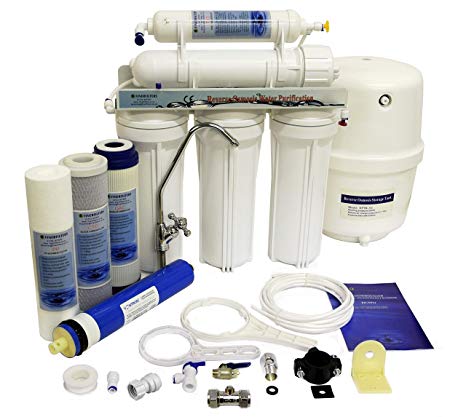 Finerfilters Domestic Home Undersink 5 Stage Reverse Osmosis System With Fluoride Removal (50GPD), For The Very Best Drinking Water