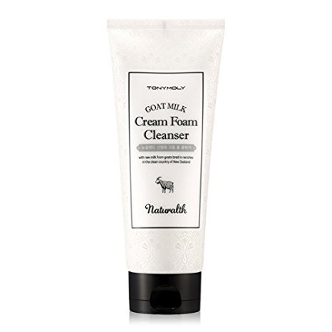 Tonymoly Naturalth Goat Milk Cream Foam Cleanser