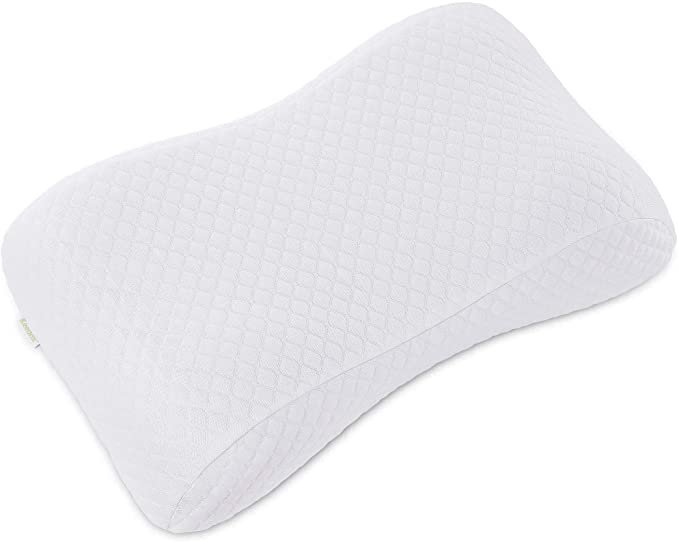 KEEDOX Cervical Pillow Contour Pillow for Neck and Shoulder Pain, Coisum Orthopedic Memory Foam Pillow Ergonomic Bed Pillow for Side Sleepers