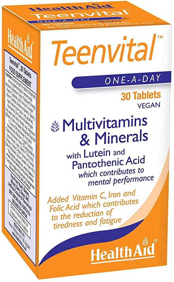 HealthAid Teenvital - 30 Vegan Tablets