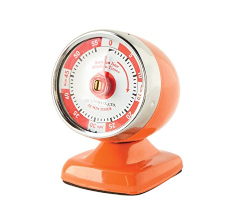 Fox Run 4336 Streamline Timer, 55-Minute, Orange