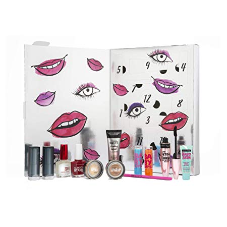 Maybelline Countdown Beauty Advent Calendar Christmas Gift Set For Her