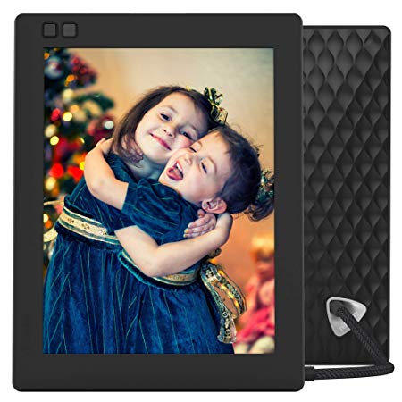 NIXPLAY Seed Digital Photo Frame WiFi 8 inch W08D, Black. Show Photos on Your Frame via Mobile App or Email. Display HD Pictures and Videos. Electronic Smart Picture Frame with Motion Sensor