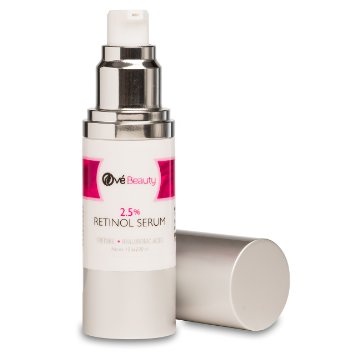 Retinol 25 Anti Aging Serum for Face- Made in USA-Get Younger Looking Skin Today