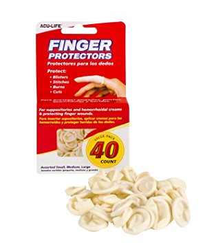 Health Enterprises Rubber Finger Cots, 40 Count
