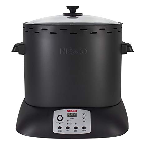 NESCO ITR-01-13, Digital Infrared Upright Turkey Roaster, Oil Free, 1420 Watts, Black