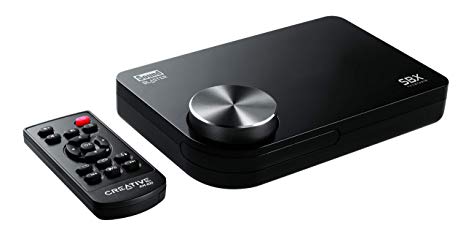 Creative SB X-Fi Surround 5.1 Pro v3 Sound Blaster USB (External Sound Card with SBX and Windows 10 Support)