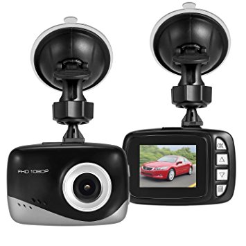 Foxcesd Mini Dash Cam (16GB Card Included ), Full HD 1080P DVR Dashboard Camera 140° Wide Angle Driving Video Recorder In Car Dash Camera with G-Sensor, Motion Detection, Loop Recording, Night Vision