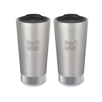 Klean Kanteen Double Wall Vacuum Insulated Stainless Steel Tumbler Cup with Tumbler Lid