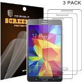 Mr Shield Samsung Galaxy Tab 4 70 7inch Anti-glare Screen Protector 3-PACK with Lifetime Replacement Warranty
